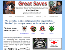 Tablet Screenshot of greatsaves.org